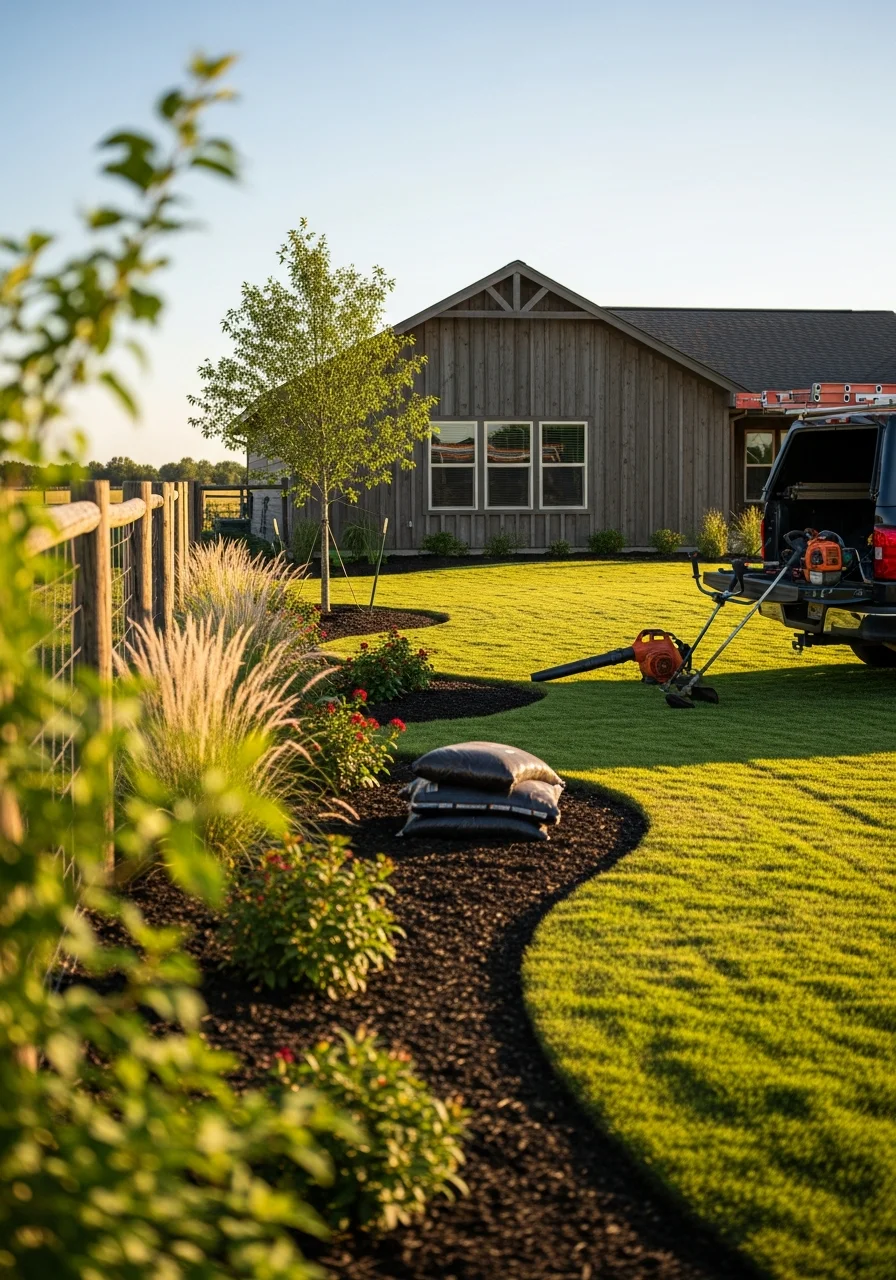 Professional service work completed on a rural Wallisville-area property.